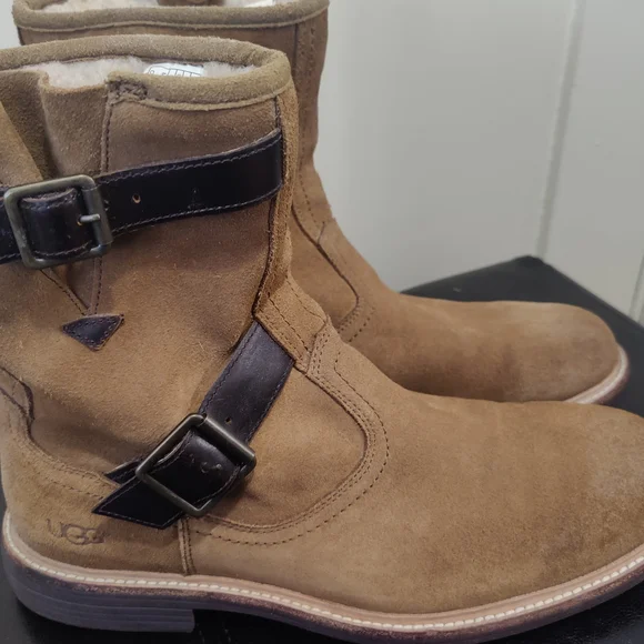 UGG Brown Suede Boots - Picture 3 of 10